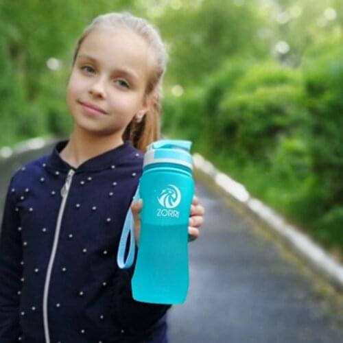 600ML 800ML Scrub Sports Water Bottle Portable Plastic Spray Bottle Leakproof Travel Cup Candy Color Yoga Camping Drinking Tools