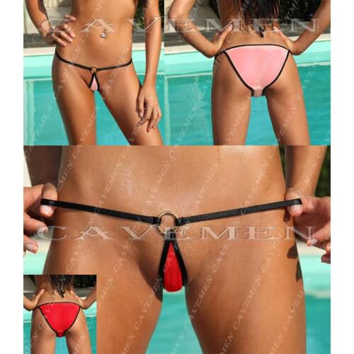 CAVEMEN Womens Black Panties