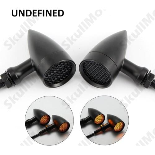 Black Smoke Mesh Lens LED Brake Turn Signal Indicator Light For Harley Dyna Sportster Softail Bobber Chopper 10mm Bolt Universal