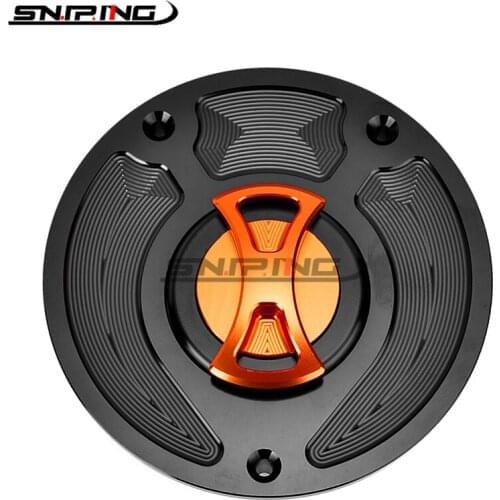 For Honda VFR400 VFR750 VFR800 CBR600 F4I CNC aluminum Motorcycle modification keyless fuel tank cover