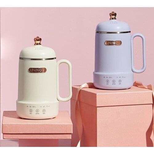 600ml Electric Kettle Health Preserving Pot Stew Cup Boiled Water Tea Pot Heating Cup Desktop Mini Kettle For Office Home 220V