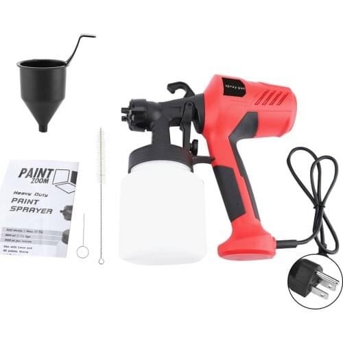 Electric Paint Spray Gun Paint Sprayer Spray Gun Painter Hand Held Painting Tools Equipped With 800ml Large Capacity Container