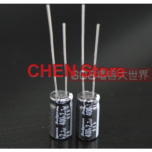 20PCS/50PCS Rubycon Electrolytic Capacitor BXA 400V2.7UF 8X16MM 2.7uf 400v high frequency low resistance long life 2.7uF/400v