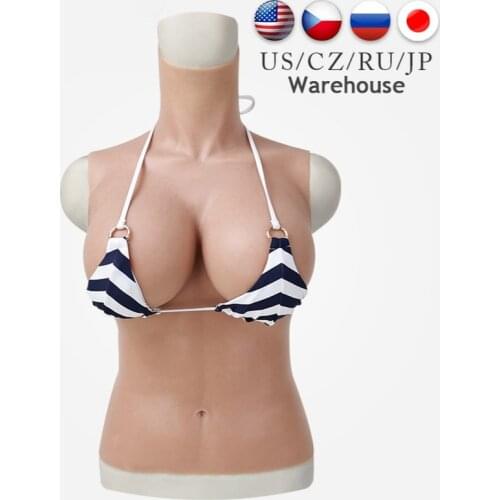 G Cup Silicone Breast Forms Male Realistic Fake Boobs Big False Pechos for CD Cosplay Shemale Transgender Shapewear Women
