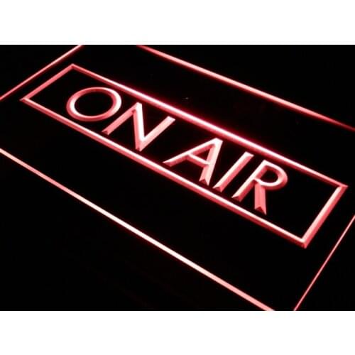 I480 On Air Recording Studio LED Neon Light Light Signs On/Off Switch 20+ Colors 5 Sizes