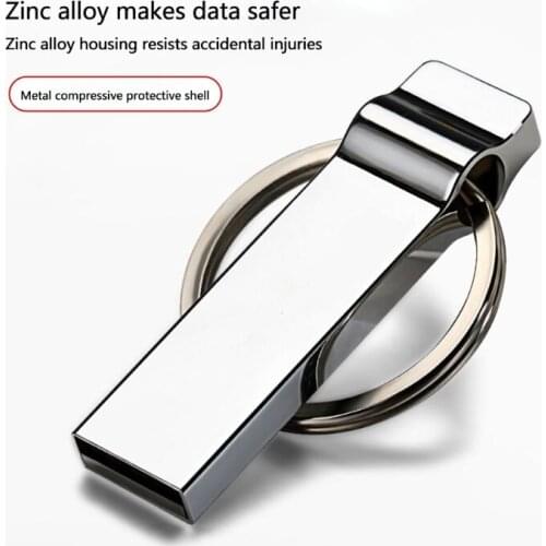 Creative U Disk 4G-128G Car Music USB Flash Drive Keychain Zip DriveThumb Mini Flash Disk Aluminum Flash Memory Stick