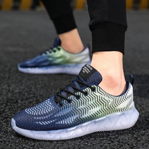 Large Size Camouflage Jelly-Soled Coconut Shoes Flying Woven Low-Top Lace-Up Sneakers Student Running Shoes