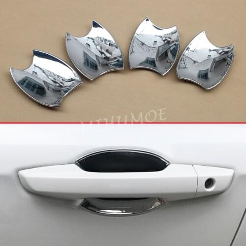 Door Handle Molding For Honda CR-V 5th 2017 2018 2019 2020 Glossy Chrome Trims Protector Decoration