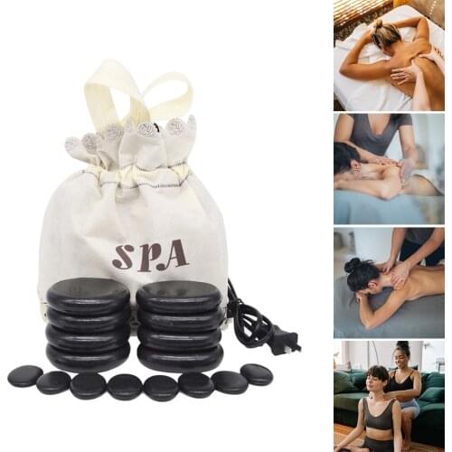 Heating Bag Massage Stone Heater Bag Kit For Hot Energy Spa Stone Hot Stones Warmer Heate Basalt Relaxing Kit