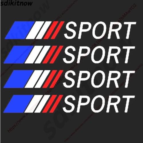 4pcs Car Door Handle Doorhandle Decal Sticker France Nation Flag Styling Decoration For Peugeot Citroen Renault Bugatti DS Dacia