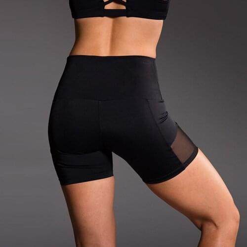 2021 New Women Shorts Sports Solid Color Fitness Running Sports Belt Side Pockets Tight And Quick Drying Ladies Shorts