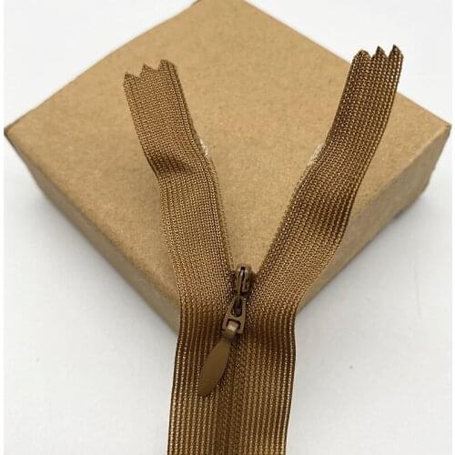 New 5pcs 25-35mm Invisible Lace Zipper Screen Side Color Invisible Zipper Nylon for Sewing Garment Accessories DIY #20