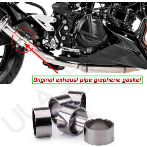 Original Graphene Asbestos Gasket Sealing For Kawasaki Motorcycle Z1000 Z400 NINJA400 Dedicated Exhaust Pipe Leak Prevention