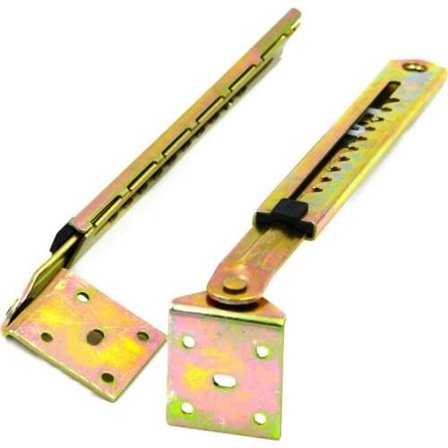 Lift supporting Adjustable hinge Strut bar 10 gear step have corner bracket massage bed height adjuster drawing desk table