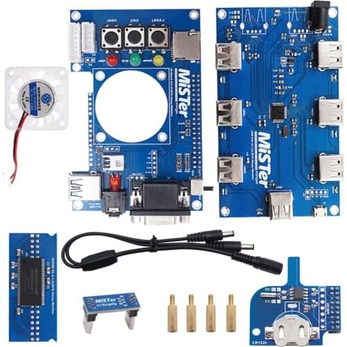 Manual Welding Mister USB Hub V2.1 Board For Mister FPGA 7 USB Ports IO Board For Terasic DE10-Nano Accessories