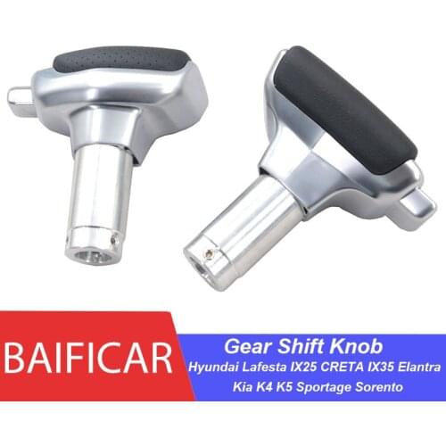 Gear Shift Knob Lever Shifter For Hyundai Lafesta IX25 CRETA IX35 Santa fe Sonata Elantra Solaris Tucson Kia K5 Sportage Sorento
