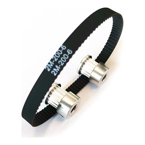 Timing Belt Pulley 2GT 17teeth 17teeth Reduction 1:1/1:1 3D printer accessories GT2 belt width 6mm Bore 5&5mm CNC accessories