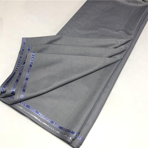 SJ Lace 10Yards TR Cotton Material For Men Cloth African Soft Cotton Polyester TR Men Fabric with Men Material for MEN 2-2