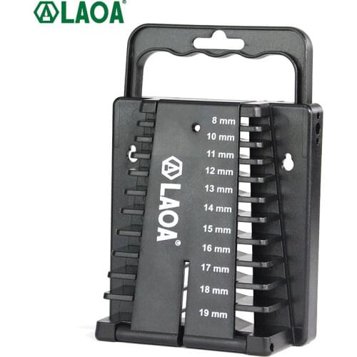 LAOA Wrench Rack for Placing Wrenches Storage Rack ABS Material Storing 11pcs Wrenches Without Wrenches