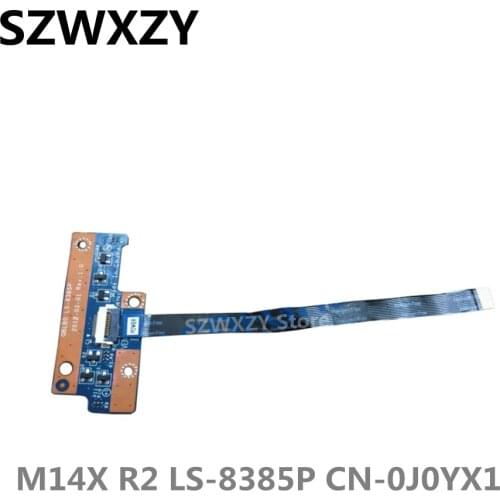 SZWXZY Original For Dell Alienware M14x R2 Power Button Board With Cable LS-8385P J0YX1 0J0YX1 100% Tested Fast Ship
