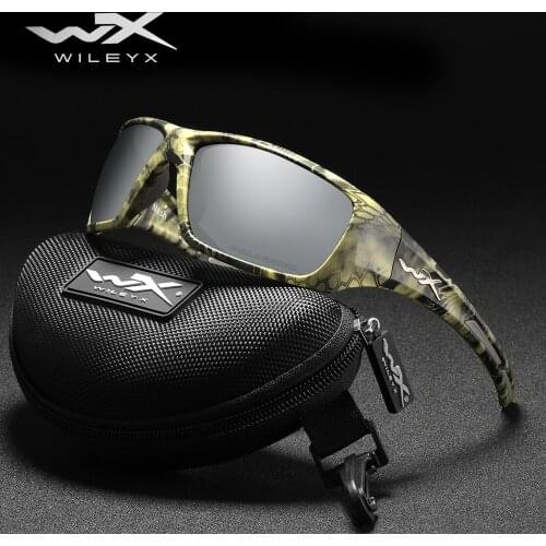 WX Brand WileyX NASH Polarized Sunglasses Outdoor Sports Anti-Reflective Performance Sun Glasses Men CE Category3