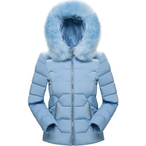 2019 Winter Coat Women Hooded Warm Jacket Plus Size Candy Color Cotton Padded Jacket Female Parka Womens Wadded Jaqueta Feminina