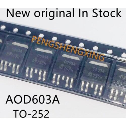 10PCS/LOT AOD603A AOD603 D603A TO-252-4 60V12A New original spot hot sale