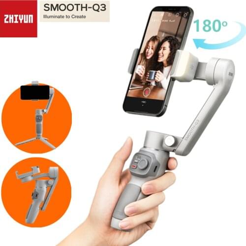 ZHIYUN Smooth X Gimbal Stabilizer, Foldable Selfie Stick for Smartphone, Extendable Handheld iPhone Android Gimbal, YouTube Vlog