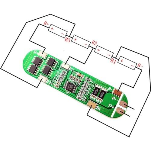 4S 14.8V 12A Li-ion Lithium Battery 18650 Charger Protection Board 16.8V