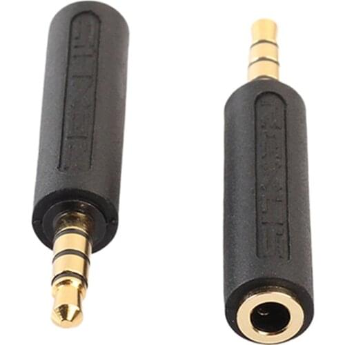 87HE 2 pcs OMTP to CTIA / CTIA to OMTP Headset Adapter 3.5mm Earphone Converter