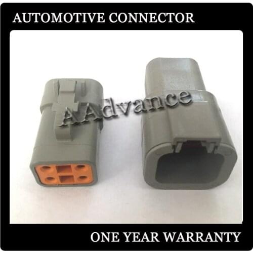 DTP04-4P DTP06-4S Deutsch DTP 4 Pin Gray Connector Kit With Terminals