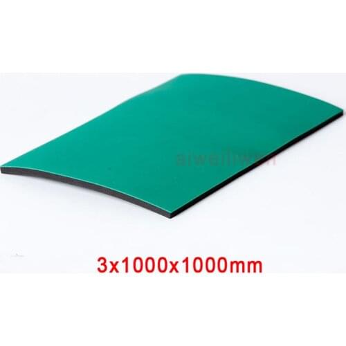 3mm thickness 1000x1000mm ESD TABLE MAT anti static pad Mobile maintenance workstation lab table mat Electrostatic rubber