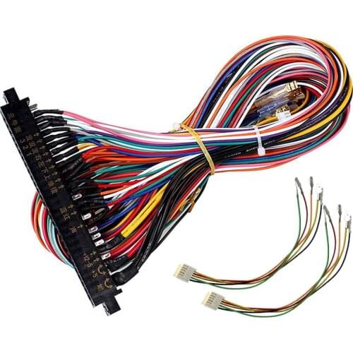 Arcade JAMMA 56 Pin Interface Cabinet Wire Wiring Harness PCB Cable For Arcade Game Consoles 28 Pin Board Pandora Sage Box