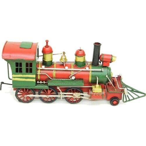Decorative Metal Locomotive - Trinket, Miniature, Gift, Nostalgic, Vintage, Handmade Hand Painted, high Quality Durable Material
