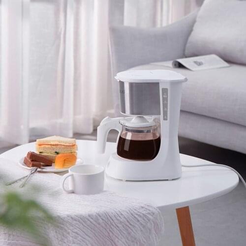 Coffee Machine Home Espresso Maker With 652ml Glass Kettle Coffee Powder Filter Anti-Drip Insulation Teapot 220v for Gift