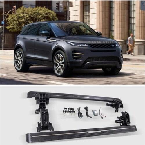 For LAND ROVER Range Rover Evoque 2019-2022 Electric Automatic Running Boards Side Step Bar Pedals High Quality Motor Switch