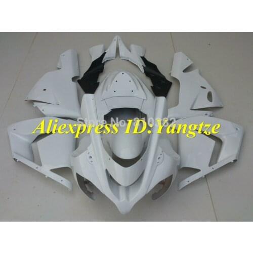 Customized Motorcycle Fairing kit for KAWASAKI Ninja ZX10R 2004 2005 ZX10R 04 05 Popular white ABS Fairings set+7 gifts SF01