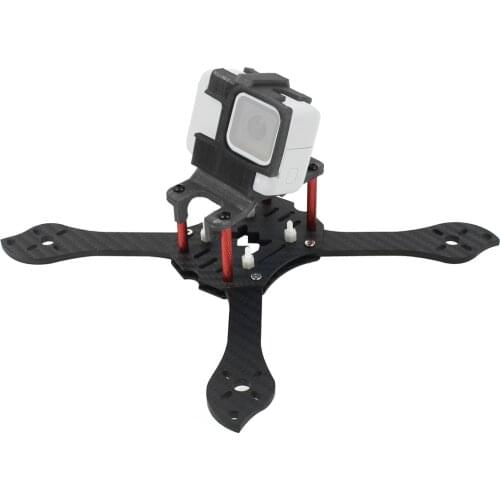 T210 5 inch TrueX 210mm Quadcopter Frame Kit Carbon Fiber Rack FPV Camera Fixed Mount TPU for GoPro 7/6/5 Freestyle BWhoop Drone