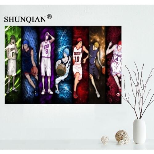Kuroko no basket Canvas Cloth Poster for Home Decor painting Art Custom Print Picture