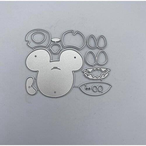 Cute little monster Metal Cutting Dies For DIY Scrapbooking Album Embossing Paper Cards Decorative Crafts
