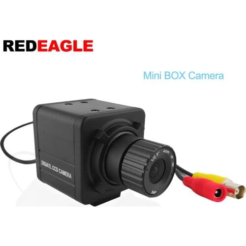 REDEAGLE Mini CCTV BOX Camera CVBS 700TVL Analog Security Camera with 4MM HD Lens