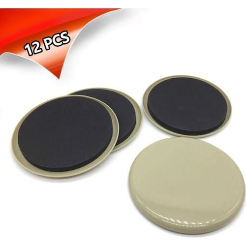12pcs Furniture Sliders Floor Protectors Reusable Heavy Furniture Movers Sliders For Carpet Quickly And Easily Bathroom Supplies