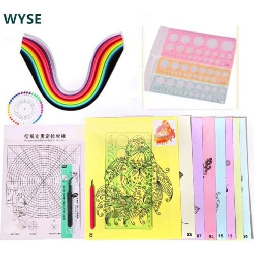 14pcs starter quilling paper tool kit rolling pen needle tweezer 5mm paper quilling for art & craft supplies handmade DIY decor