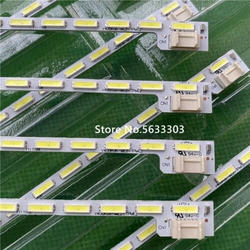 New 100 PCS*52LED 490mm V400HJ6-ME2-TREM1 TREM2 for TC-40C400B 40PFL5449 SHARP LCD40V3A 40L2456D V400HJ6-LE8