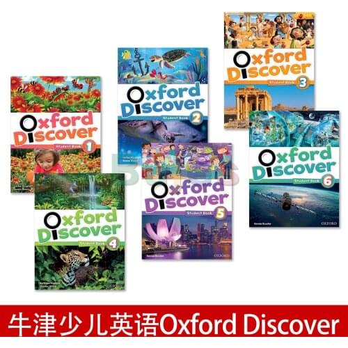 Oxford Discover 1/2/3/4/5/6 grade, Complete Set of Students Book/ Workbook, Oxford Reading and Writing