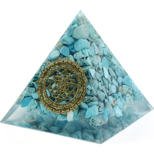 Peridot Healing Crystal Sphere Quartz Orgone Pyramid 6cm Reiki Energy Healing Chakra Meditation Emf Protection Meditation Tools