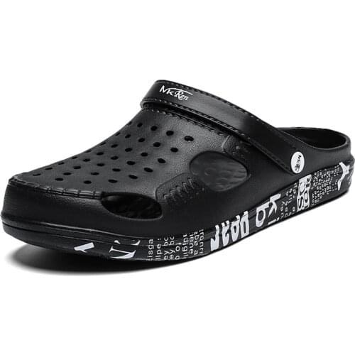 2021 New Summer Men Shoes Home Light Crokks Clogs Slippers Flip Flops Non-Slide Beach Causual Outdoor Sandals Croc