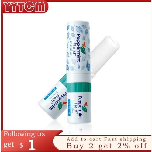 Thailand Mint Cylinder Nasal Inhaler Refresh Brain Anti Fatigue Cure Stuffy Nose Rhinitis Nasal Aspirator