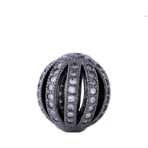 1pcs Free shippinJewelry Bijoux Zircon Ball Beads For Jewelry Making Diy Micro Pave Hollow Czech Beads Beading Jewelry Berloques