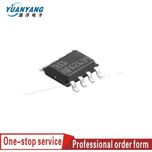10Pcs 100% New and original LF351 LF351D LF351DT LF351M SOP8 Wide bandwidth single JFET operational amplifiers in stock